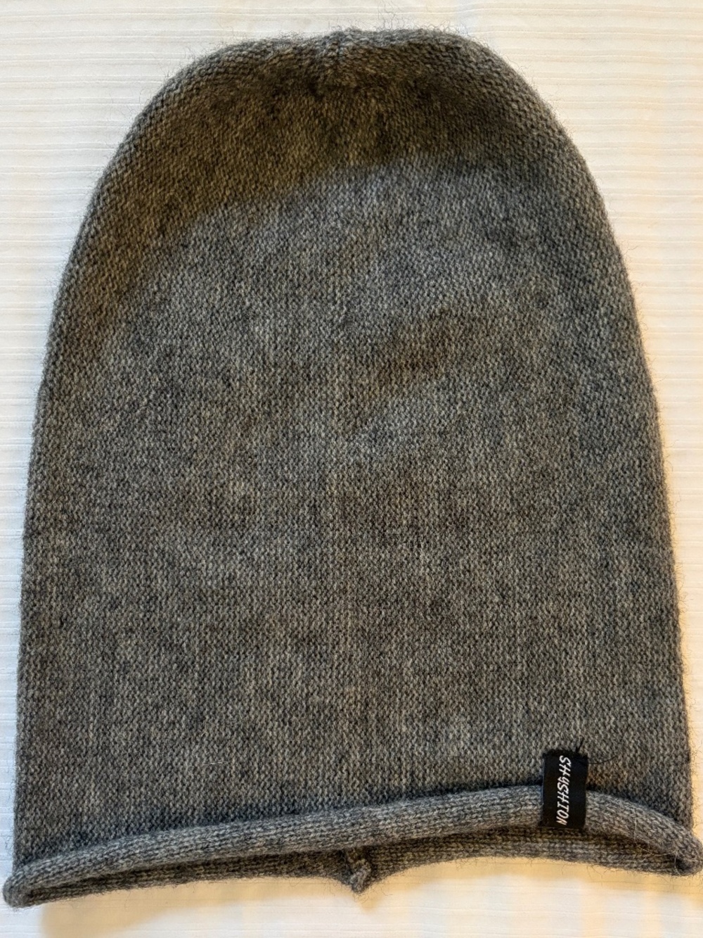 Shyshion® 100% Cashmere Charcoal Knit Beanie